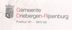 Wapen van Driebergen-Rijsenburg/Arms (crest) of Driebergen-Rijsenburg