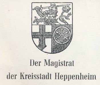 Wappen von Heppenheim/Coat of arms (crest) of Heppenheim