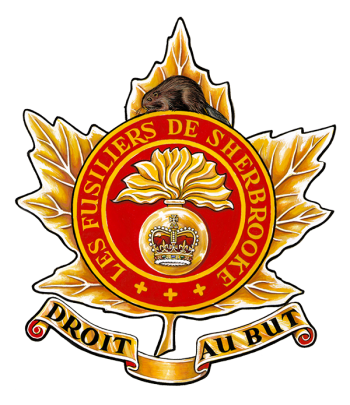 Coat of arms (crest) of Les Fusiliers de Sherbrooke, Canadian Army