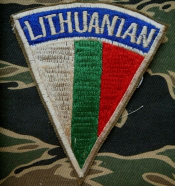 Coat of arms (crest) of the Lithuanian Labor Service, US Army