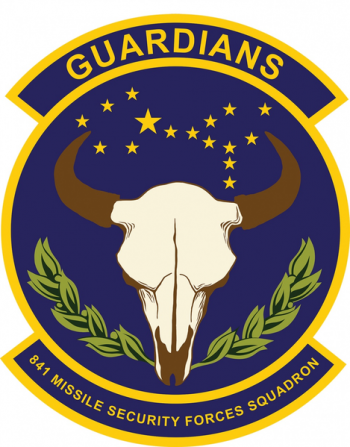 Coat of arms (crest) of 841st Missile Security Squadron, US Air Force