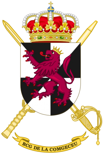 Coat of arms (crest) of Ceuta General Command Headquarters Battalion, Spanish Army