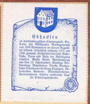Wappen von Ebhausen/Coat of arms (crest) of Ebhausen
