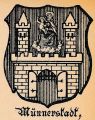 Wappen von Münnerstadt/ Arms of Münnerstadt