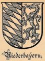 Wappen von Niederbayern/ Arms of Niederbayern