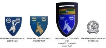 Coat of arms (crest) of Hartebeespoort Commando, South African Army