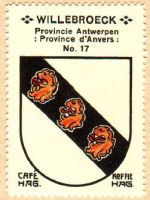 Wapen van Willebroek/Arms (crest) of Willebroek