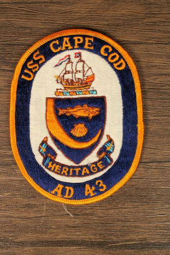 Coat of arms (crest) of the Destroyer Tender USS Cape Cod (AD-43)