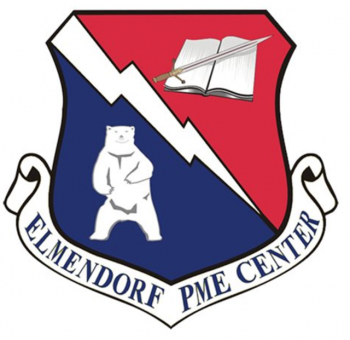 Coat of arms (crest) of the Elmendorf Professional Military Education Center, US Air Force