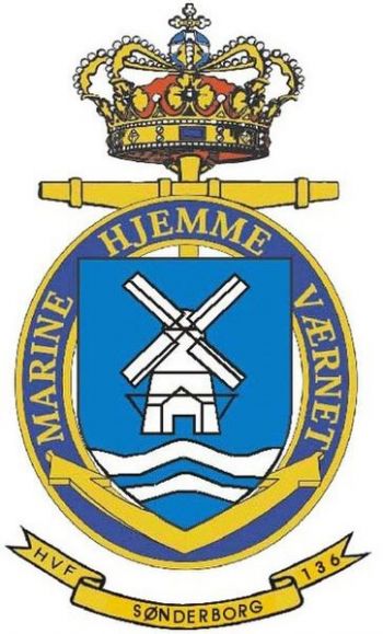 Coat of arms (crest) of the Home Guard Flotilla 136 Sønderborg, Denmark