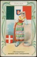 Arms, Flags and Types of Nations trade card Diamantine Italien