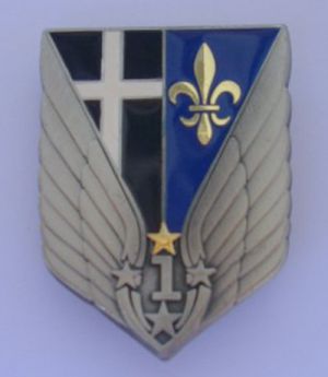 Coat of arms (crest) of the 1st Combat Helicopter Regiment, French Army
