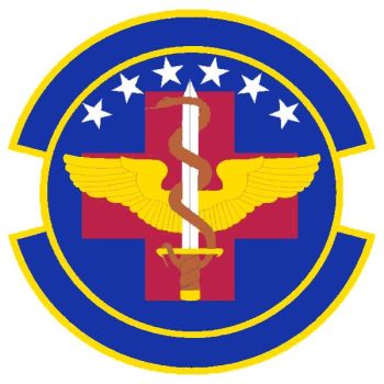 Coat of arms (crest) of the 55th Operational Medical Readiness Squadron, US Air Force