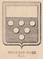 Blason d'Arcis-sur-Aube / Arms of Arcis-sur-Aube