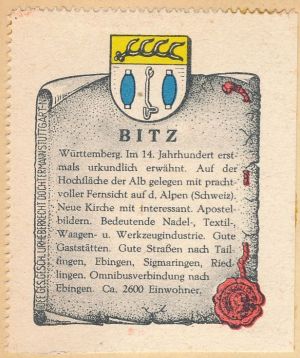 Wappen von Bitz/Coat of arms (crest) of Bitz