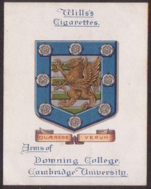 Coat of arms (crest) of Downing College (Cambridge University)