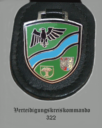 Coat of arms (crest) of the District Defence Command 322, German Army