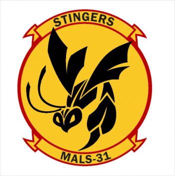 Coat of arms (crest) of the MALS-31 Stingers, USMC