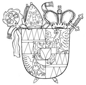 Arms (crest) of Jakob Ernst von Liechtenstein-Kastelkorn