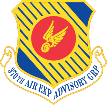 Coat of arms (crest) of the 370th Air Expeditionary Advisory Group, US Air Force