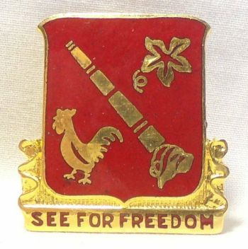 Coat of arms (crest) of 474th Field Artillery Battalion, US Army