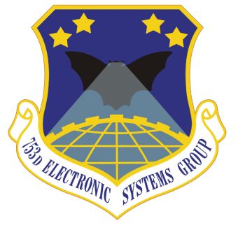 Coat of arms (crest) of the 753rd Electronics Systems Group, US Air Force