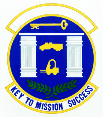 Coat of arms (crest) of the 96th Supply Squadron, US Air Force