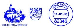 Wappen von Andechs/Arms (crest) of Andechs
