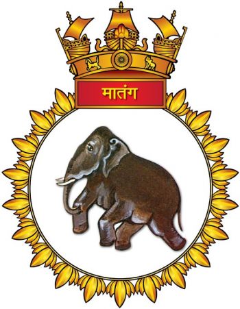 Coat of arms (crest) of the INS Matanga, Indian Navy