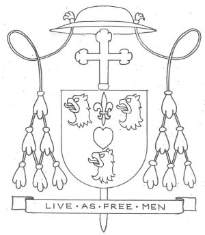 Arms (crest) of Gerald Augustine John Ryan