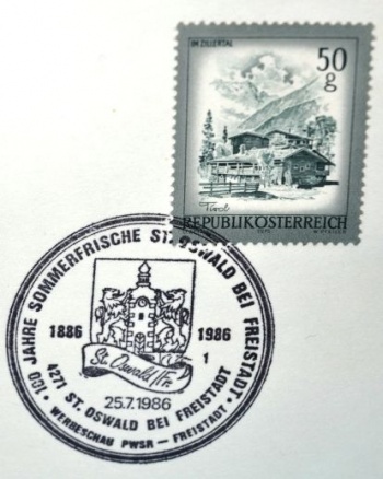 Wappen von Sankt Oswald bei Freistadt