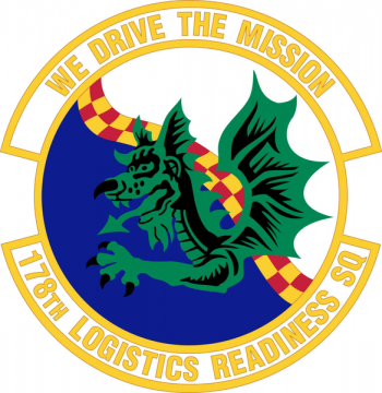 Coat of arms (crest) of the 178th Logistics Readiness Squadron, Ohio Air National Guard