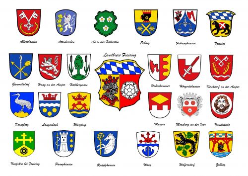 Arms in the Freising District