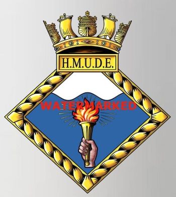 Coat of arms (crest) of the H.M. Underwater Detection Establishment, United Kingdom