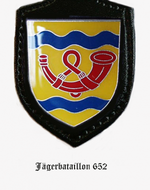 Coat of arms (crest) of the Jaeger Battalion 652, German Army