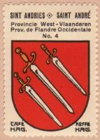 Wapen van Sint-Andries/Arms (crest) of Sint-Andries