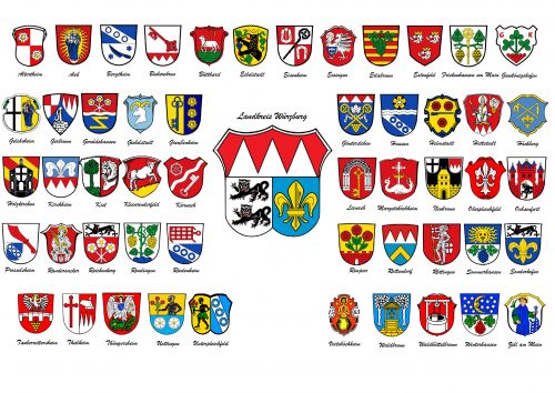 Arms in the Würzburg District