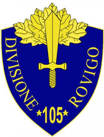 Coat of arms (crest) of the 105th Infantry Division Rovigo, Italian Army
