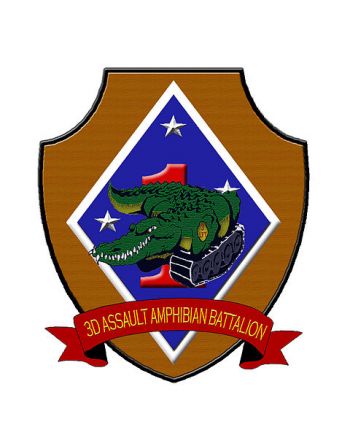Coat of arms (crest) of the 3rd Assault Amphibian Battalion, USMC