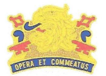 Coat of arms (crest) of 687th Support Battalion, US Army