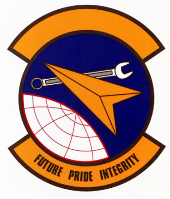 Coat of arms (crest) of the 752th Aircraft Generation Squadron (later Aircraft Maintenance Squadron), US Air Force