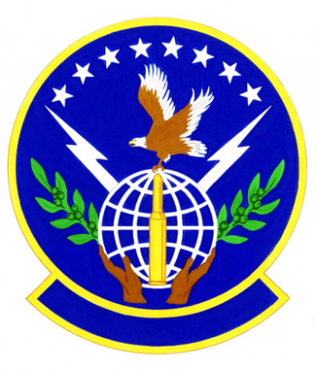 Coat of arms (crest) of the 90th Mission Support Squadron, US Air Force