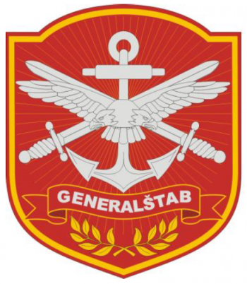 Coat of arms (crest) of the General Staff, Armed Forces of Montenegro