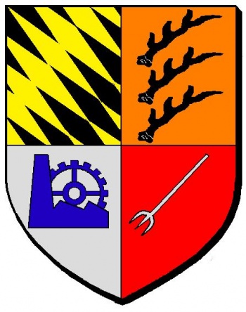 Blason de Sainte-Suzanne (Doubs)/Arms (crest) of Sainte-Suzanne (Doubs)