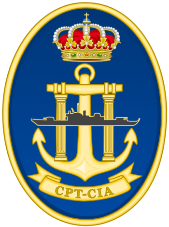 Coat of arms (crest) of the Tactical Programs and the Fleet Training and Instruction Centre, Spanish Navy