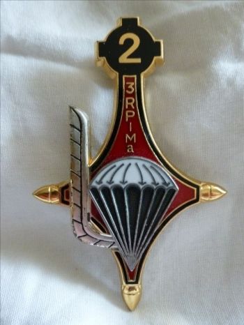 Coat of arms (crest) of the 2nd Company, 3rd Marine Infantry Parachute Regiment, French Army