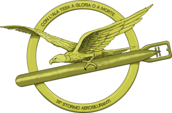 Coat of arms (crest) of the 36th Torpedo Bomber Wing, Regia Aeronautica