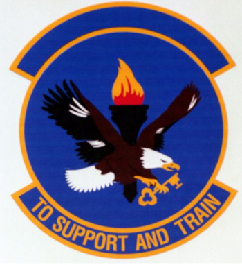 Coat of arms (crest) of the 58th Logistics Support Squadron, US Air Force