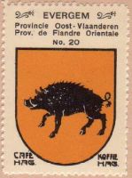 Wapen van Evergem/Arms (crest) of Evergem