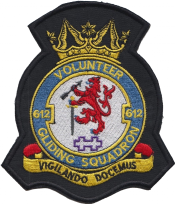 Coat of arms (crest) of the No 612 Volunteer Gliding Squadron, Royal Air Force